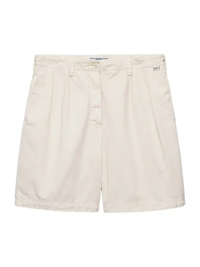 Women's Old Gabardine Bermudas - Beige