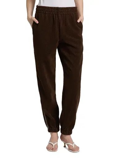 Versace Women's Jacquard Cotton-Blend Terry Joggers | Thumbnail 3 Versace Women's Jacquard Cotton-Blend Terry Joggers | Thumbnail 3