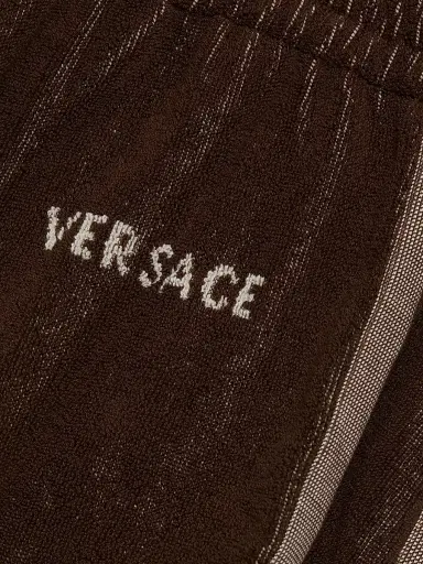 Versace Women's Jacquard Cotton-Blend Terry Joggers | Thumbnail 7 Versace Women's Jacquard Cotton-Blend Terry Joggers | Thumbnail 7