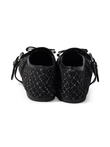 Miu Miu Women's Wool Ballerinas - Black - Size 11 | Thumbnail 2 Miu Miu Women's Wool Ballerinas - Black - Size 11 | Thumbnail 2