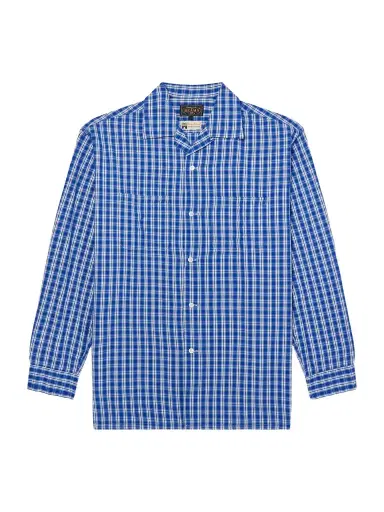 Beams Plus Camp-Collar Checked Cotton Shirt - Men | Thumbnail 1 Beams Plus Camp-Collar Checked Cotton Shirt - Men | Thumbnail 1