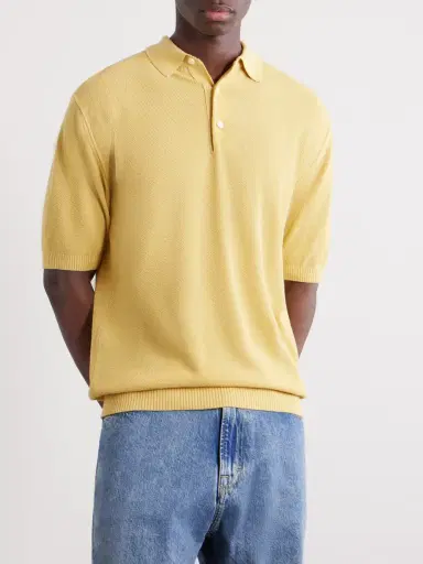 Beams Plus Cotton-Blend Piqué Polo Shirt - Men | Thumbnail 3 Beams Plus Cotton-Blend Piqué Polo Shirt - Men | Thumbnail 3