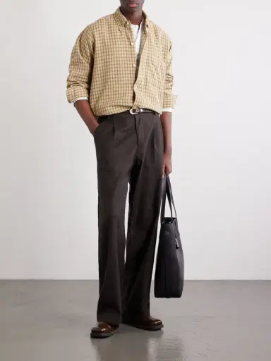 Beams Plus Button-Down Collar Checked Cotton Shirt - Men | Thumbnail 2