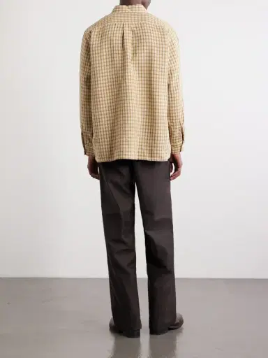Beams Plus Button-Down Collar Checked Cotton Shirt - Men | Thumbnail 4