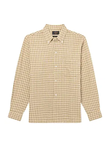 Beams Plus Button-Down Collar Checked Cotton Shirt - Men | Thumbnail 1