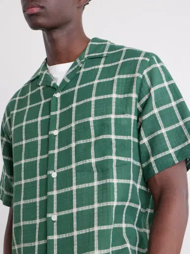 Portuguese Flannel Alvor Checked Organic Cotton Shirt - Men | Thumbnail 5 Portuguese Flannel Alvor Checked Organic Cotton Shirt - Men | Thumbnail 5