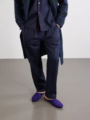 Charvet Suede Slippers - Men | Thumbnail 2