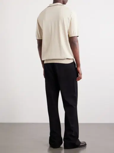 Beams Plus Jacquard-Knit Polo Shirt - Men | Thumbnail 4