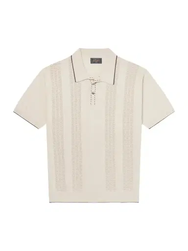 Beams Plus Jacquard-Knit Polo Shirt - Men | Thumbnail 1