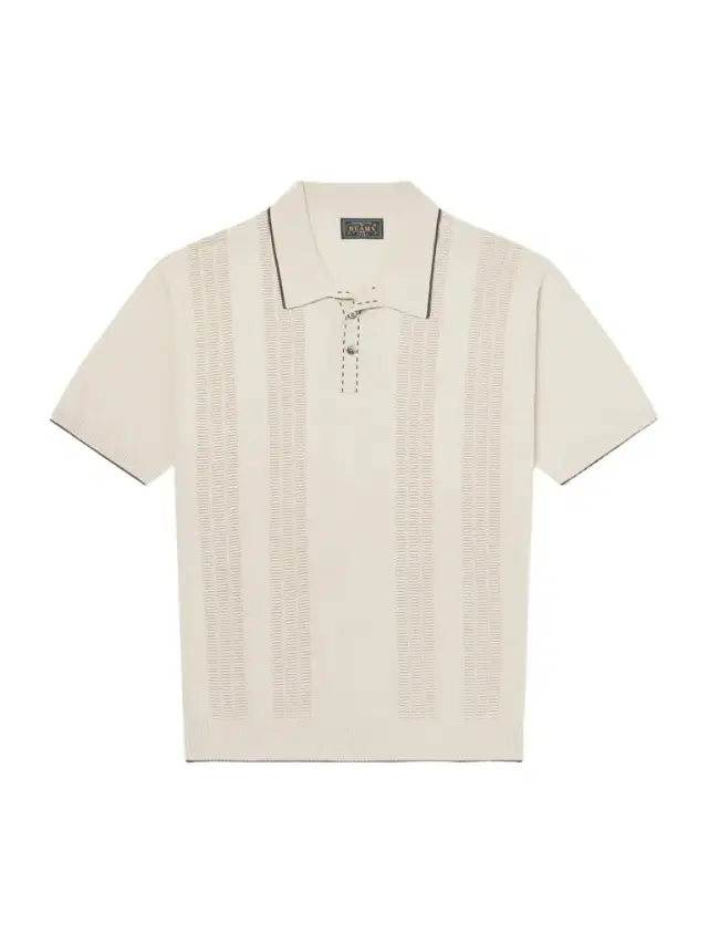 Beams Plus Jacquard-Knit Polo Shirt - Men
