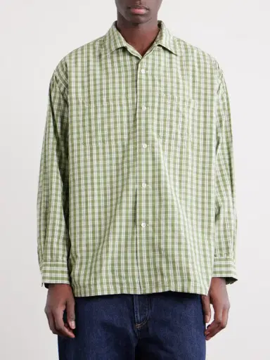 Beams Plus Checked Madras Cotton Shirt - Men | Thumbnail 3