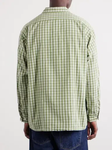 Beams Plus Checked Madras Cotton Shirt - Men | Thumbnail 4