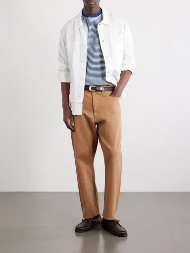 Beams Plus Striped Cotton-Jersey T-Shirt - Men | Thumbnail 2