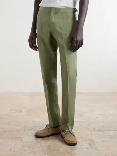 Orlebar Brown Griffon Tapered Linen Trousers - Men | Thumbnail 3 Orlebar Brown Griffon Tapered Linen Trousers - Men | Thumbnail 3