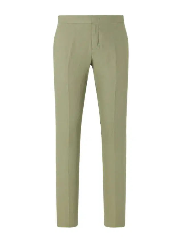 Griffon Tapered Linen Trousers - Men