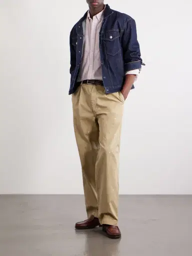 Beams Plus Button-Down Collar Striped Cotton Shirt - Men | Thumbnail 2