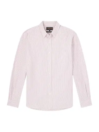 Beams Plus Button-Down Collar Striped Cotton Shirt - Men | Thumbnail 1
