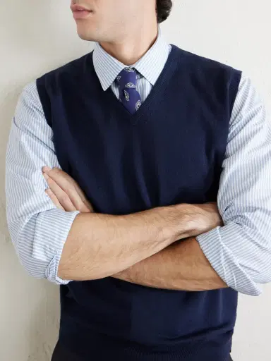 John Smedley Hadfield Slim-Fit Merino Wool Sweater Vest - Men | Thumbnail 5 John Smedley Hadfield Slim-Fit Merino Wool Sweater Vest - Men | Thumbnail 5