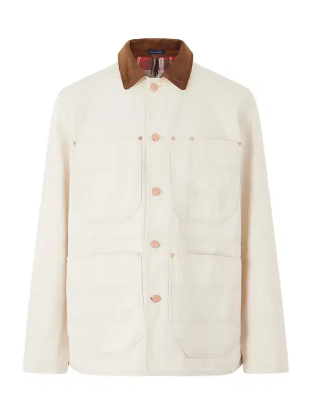 Corduroy-Trimmed Denim Jacket - Men