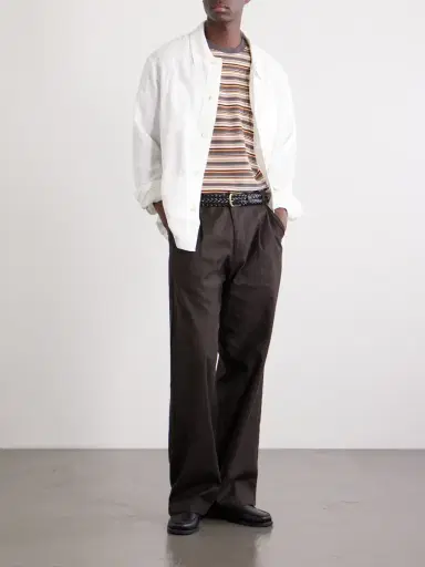 Beams Plus Striped Cotton-Jersey T-Shirt - Men | Thumbnail 2