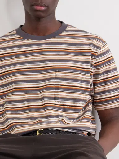 Beams Plus Striped Cotton-Jersey T-Shirt - Men | Thumbnail 5