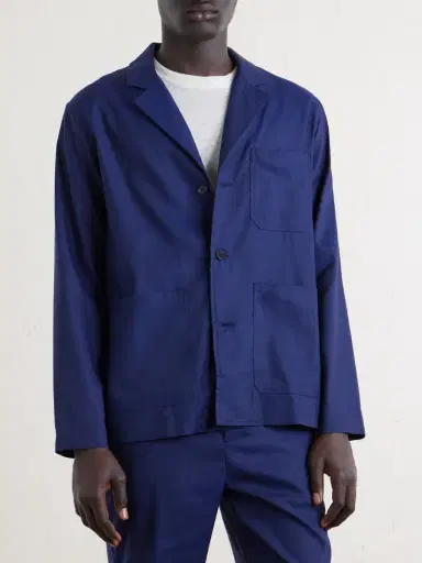 Frescobol Carioca Lima Linen and Wool-Blend Suit Jacket - Men | Thumbnail 3