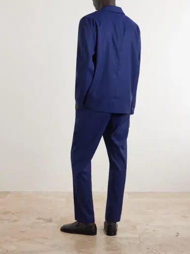 Frescobol Carioca Lima Linen and Wool-Blend Suit Jacket - Men | Thumbnail 4