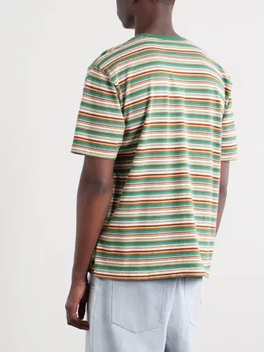 Beams Plus Striped Cotton-Jersey T-Shirt - Men | Thumbnail 4 Beams Plus Striped Cotton-Jersey T-Shirt - Men | Thumbnail 4