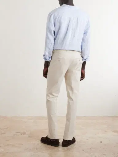 Orlebar Brown Fallon Slim-Fit Straight-Leg Organic Cotton-Blend Twill Trousers - Men | Thumbnail 4 Orlebar Brown Fallon Slim-Fit Straight-Leg Organic Cotton-Blend Twill Trousers - Men | Thumbnail 4
