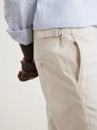 Orlebar Brown Fallon Slim-Fit Straight-Leg Organic Cotton-Blend Twill Trousers - Men | Thumbnail 5 Orlebar Brown Fallon Slim-Fit Straight-Leg Organic Cotton-Blend Twill Trousers - Men | Thumbnail 5