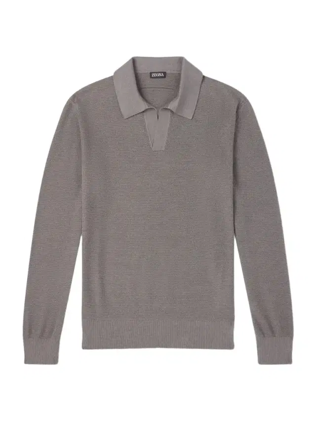 Zegna Silk and Cashmere-Blend Polo Shirt - Men
