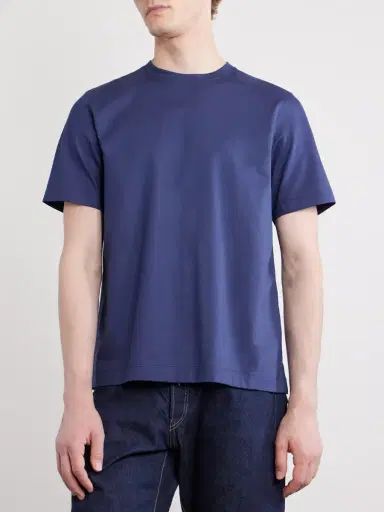 Zegna Cotton-Jersey T-Shirt - Men | Thumbnail 3
