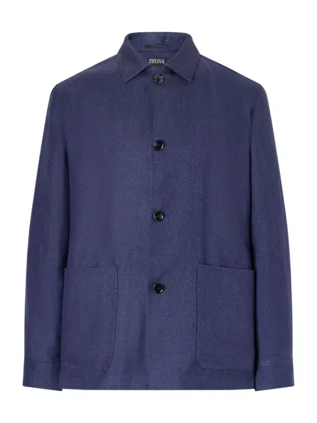 Zegna Wool and Linen-Blend Chore Jacket - Men