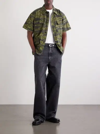 OrSlow Camouflage-Print Cotton-Riptop Shirt - Men | Thumbnail 2