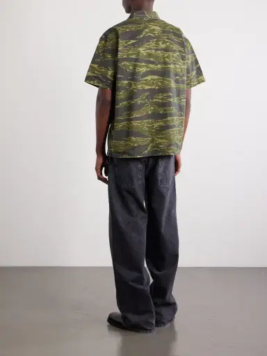 OrSlow Camouflage-Print Cotton-Riptop Shirt - Men | Thumbnail 4
