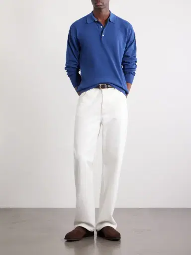 Beams Plus Cotton-Blend Piqué Polo Shirt - Men | Thumbnail 2