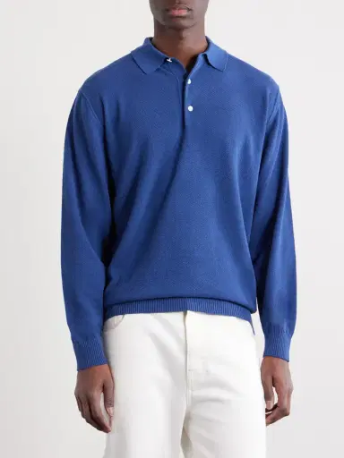 Beams Plus Cotton-Blend Piqué Polo Shirt - Men | Thumbnail 3