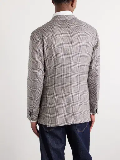 J. Mueser Waverly Prince of Wales Silk Blazer - Men | Thumbnail 4 J. Mueser Waverly Prince of Wales Silk Blazer - Men | Thumbnail 4