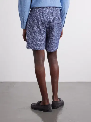 Portuguese Flannel Abstract Tile Straight-Leg Cotton Shorts - Men | Thumbnail 4 Portuguese Flannel Abstract Tile Straight-Leg Cotton Shorts - Men | Thumbnail 4