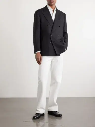 J. Mueser Waverly Double-Breasted Linen Blazer - Men | Thumbnail 2 J. Mueser Waverly Double-Breasted Linen Blazer - Men | Thumbnail 2
