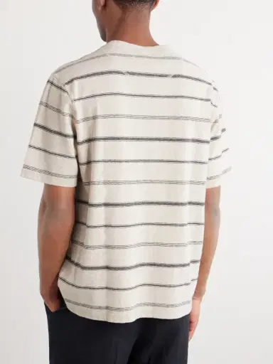 MR P. Striped Cotton-Jersey T-Shirt - Men | Thumbnail 4