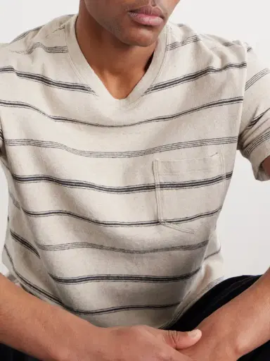 MR P. Striped Cotton-Jersey T-Shirt - Men | Thumbnail 5