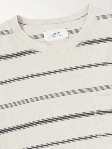 MR P. Striped Cotton-Jersey T-Shirt - Men | Thumbnail 6