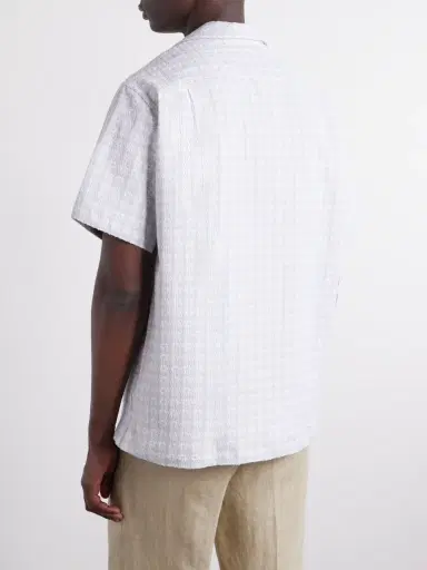 Portuguese Flannel Polen Checked Organic Cotton Shirt - Men | Thumbnail 4 Portuguese Flannel Polen Checked Organic Cotton Shirt - Men | Thumbnail 4
