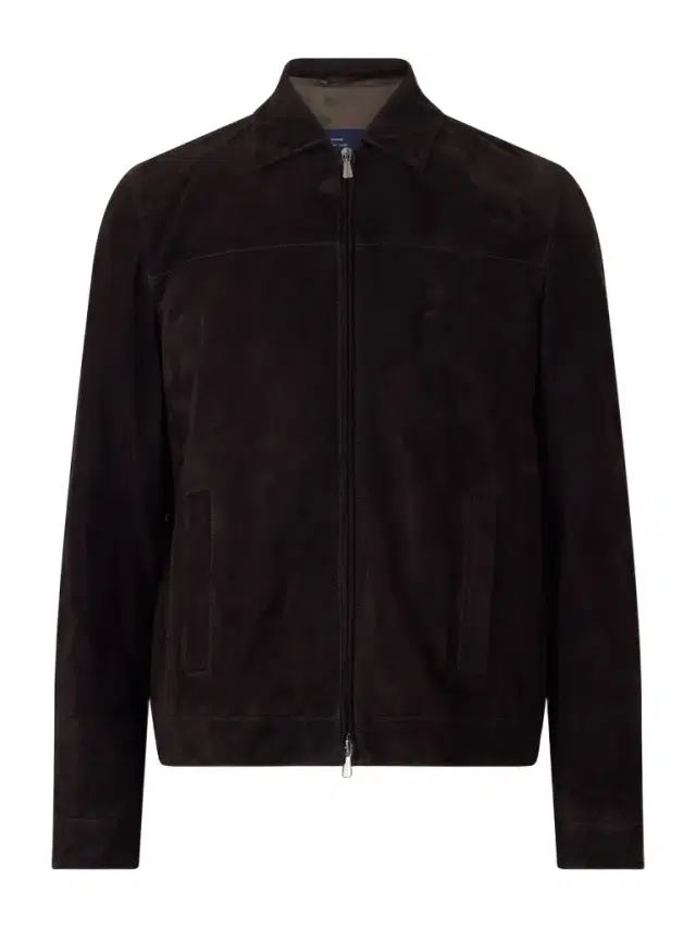 Thom Sweeney Suede Bomber Jacket - Men
