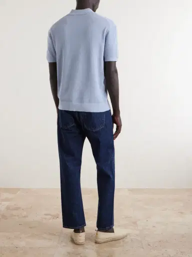 Frescobol Carioca Rino Knitted Cotton Polo Shirt - Men | Thumbnail 4