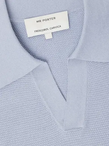 Frescobol Carioca Rino Knitted Cotton Polo Shirt - Men | Thumbnail 6