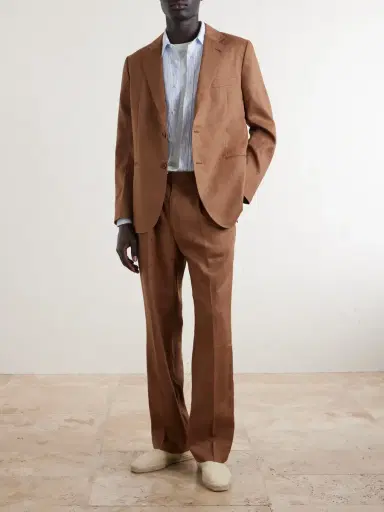Frescobol Carioca Paulo Linen and Virgin Wool-Blend Suit Jacket - Men | Thumbnail 2 Frescobol Carioca Paulo Linen and Virgin Wool-Blend Suit Jacket - Men | Thumbnail 2
