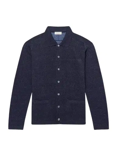 PIACENZA 1733 Silk and Linen-Blend Chore Overshirt - Men | Thumbnail 1