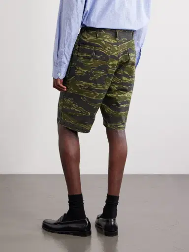 OrSlow U.S. Army Fatigue Printed Straight-Leg Rip-Stop Cotton Shorts - Men | Thumbnail 4 OrSlow U.S. Army Fatigue Printed Straight-Leg Rip-Stop Cotton Shorts - Men | Thumbnail 4